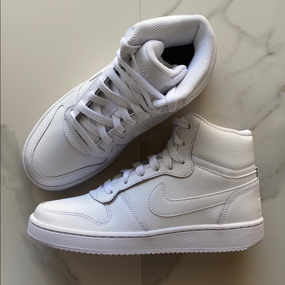 NWT Nike Ebernon mid triple white - Picture 4 of 8
